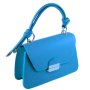 Елегантна фешън чанта с авнгардни дръжки в модерни цветове, снимка 5