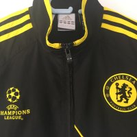 Adidas Chelsea Climalite S юношеско горнище за футбол черно и жълто, снимка 2 - Футбол - 29372078