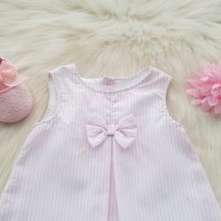 Нова детска рокля John Lewis буйки и аксесоар за коса  6-9 месеца , снимка 2 - Бебешки рокли - 33721441