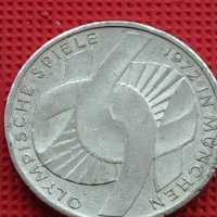 Сребърна монета 10 Дойче марка 1972г. Олимпийски игри Мюнхен 39616, снимка 6 - Нумизматика и бонистика - 42756458