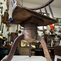 АНТИКА!!! Рядък бръснарски стол №1537, снимка 3 - Антикварни и старинни предмети - 35161863