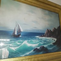 Майсторска морска картина, снимка 6 - Картини - 29569493