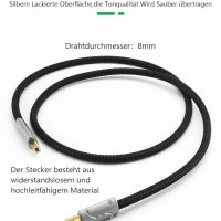 Viborg HiFi USB кабел 0,6 м USB 2.0 тип A до B кабел Посребрен OFC (безкислородна мед), снимка 6 - Кабели и адаптери - 44237665