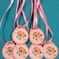 Парти медальони Принцесите на Дисни, снимка 1 - Други - 32159801