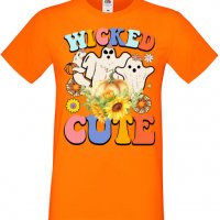 Мъжка тениска Wicked cute,Halloween,Хелоуин,Празник,Забавление,Изненада,Обичаи,, снимка 9 - Тениски - 38137624