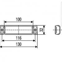 HELLA/ХЕЛА - Габарит KRONE бял 2PG008645961, снимка 5 - Части - 35198451
