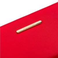 Дамско червено портмоне Портфейл с цип , снимка 3 - Портфейли, портмонета - 33744240