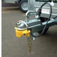 Универсален заключващ механизъм за теглич на каравана и ремаркета против кражба с два ключа , снимка 3 - Ремаркета - 38501032