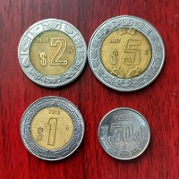 Монети от Мексико, снимка 2 - Нумизматика и бонистика - 44313526
