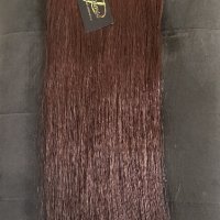 100% Естествена коса на треси с клипси 55 см, снимка 5 - Аксесоари за коса - 44166801
