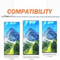 Flexklearglass® Стъклен протектор за Samsung Galaxy S24 Ultra,9H - 2 броя, снимка 7 - Фолия, протектори - 44370990