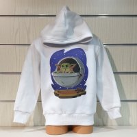 Нов детски суичър с дигитален печат Бейби Йода (BABY YODA), Starwars в бял цвят, снимка 7 - Детски анцузи и суичери - 38507081