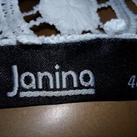 Janina  Бяла туника за едра дама46/ XL, снимка 4 - Корсети, бюстиета, топове - 29597407