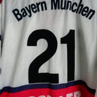 Bayern Munich Zickler #21 Adidas 1998/1999/2000 оригинална тениска фланелка Байерн Мюнхен XL, снимка 3 - Тениски - 42835531