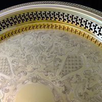 Канадски бронзов поднос Viking Plate,Art Deco , снимка 8 - Антикварни и старинни предмети - 39050987