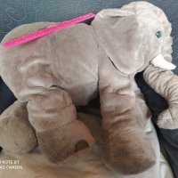Голям слон за гушкане IKEA, снимка 2 - Плюшени играчки - 42821811