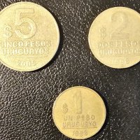Продавам стари монети от Уругвай в добро състояние, снимка 1 - Нумизматика и бонистика - 40228686