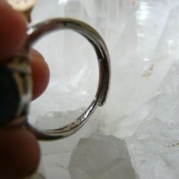 Пръстен турмалин в планински кристал №447, снимка 3 - Пръстени - 42777843
