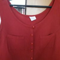 Лятна дамска блуза с копчета без ръкав, снимка 3 - Корсети, бюстиета, топове - 29368353