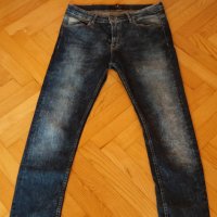 zara man jeans оригинал denim collection размер 32 slim fit, снимка 2 - Дънки - 29527875