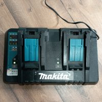 Makita DC18RD Оригинално Двойно бързо зарядно за 2 батерии с USB порт, снимка 2 - Други инструменти - 44295002