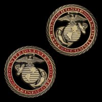 Монета Морска пехота на САЩ US marine corps, снимка 1 - Нумизматика и бонистика - 39342990