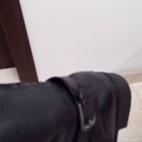 Дамски нови,български,естествена кожа,черни ботуши - 40 номер , снимка 5 - Дамски обувки на ток - 28006743