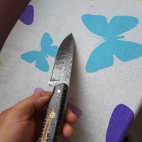 Нож от дамаска стомана, снимка 3 - Ножове - 33910769