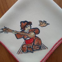 Копринени носни кърпички; кърпички - аксесоари; изделия на една кука; бродерия, снимка 16 - Декорация за дома - 37540609
