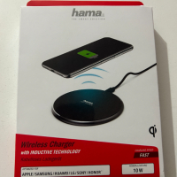  Безжично зарядно устройство Hama, снимка 1 - Безжични зарядни - 35351184