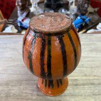 Автентична керамична ваза №1864, снимка 6 - Антикварни и старинни предмети - 35618951