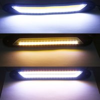 LED Гъвкави Дневни светлини с Мигач - 1526, снимка 2 - Аксесоари и консумативи - 39634766