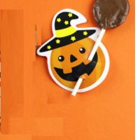 25 бр Тиква Хелоуин Helloween картонена парти поставки за близалки и др, снимка 1 - Други - 29921704