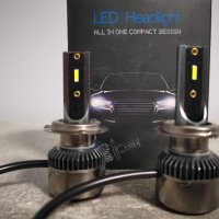 LED  Крушки  H7   за основни фарове с 1 година гаранция, снимка 1 - Аксесоари и консумативи - 38267366