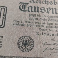 Райх банкнота - Германия - 1000 марки / 1922 година - 17979, снимка 4 - Нумизматика и бонистика - 31029649