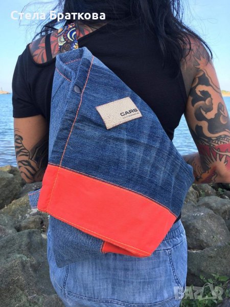 Дамски дънкови ранички и чанти, снимка 1