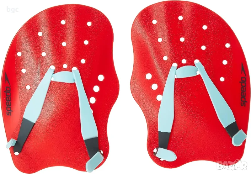 ЧИСТО НОВИ Педълси за плуване Speedo Tech, За възрастни, Размер L, Червен - 24 МЕСЕЦА ГАРАНЦИЯ , снимка 1