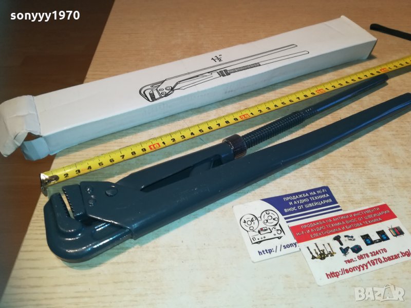 Класически тръбен ключ 90 градуса 39см 1012202043, снимка 1