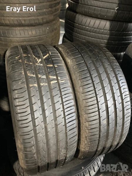 2бр - 215 45 16 - Falken - 2021 година - 6.5мм грайфер, снимка 1