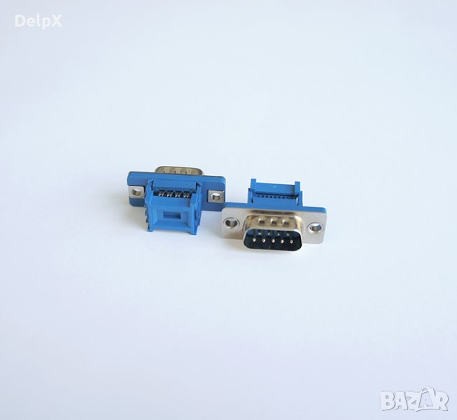 Букса за кабел RS232 9pin(м), снимка 1