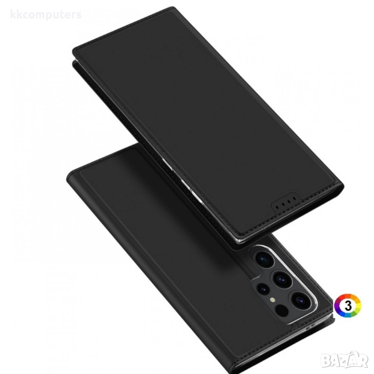 Samsung Galaxy S24 Ultra 5G DUX DUCIS Кожен Калъф и Протектор, снимка 1