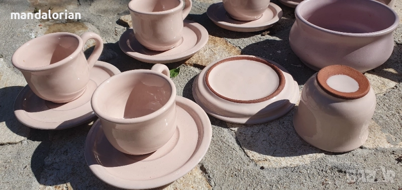 Българска керамика - сервиз,чаши, чинии, вази, купи, , снимка 1