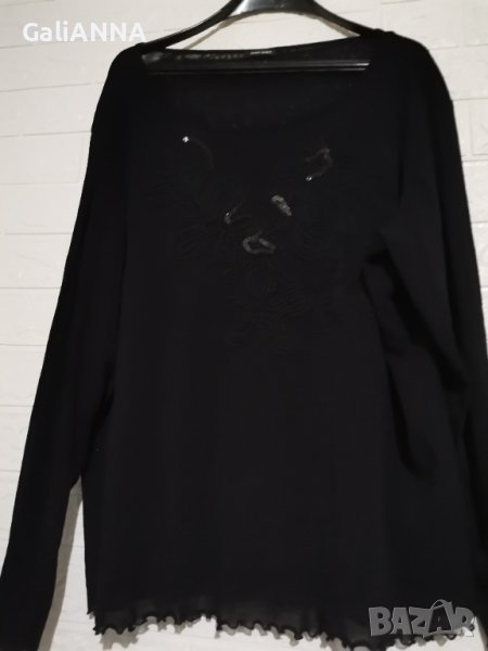 ОРИГИНАЛНА БЛУЗА GERRY WEBER С ПАЕТИ 2XL-3XL, снимка 1