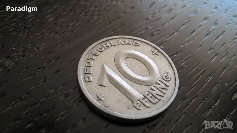 Монета - Германия - 10 пфенига | 1949г.; серия А, снимка 1