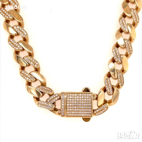 Златен синджир 39,52гр. 40см. 14кр. проба:585 модел:16500-3, снимка 1