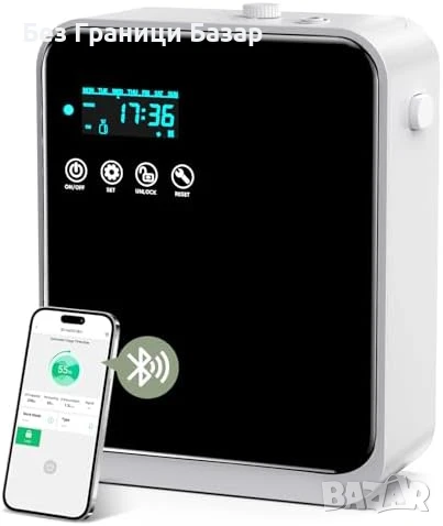 Нов Смарт дифузер за етерични масла 240мл Bluetooth Арома терапия дом, снимка 1