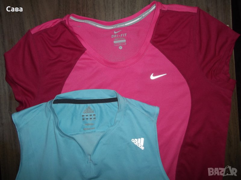 Тениска и потник ADIDAS, NIKE   дамски,Л, снимка 1