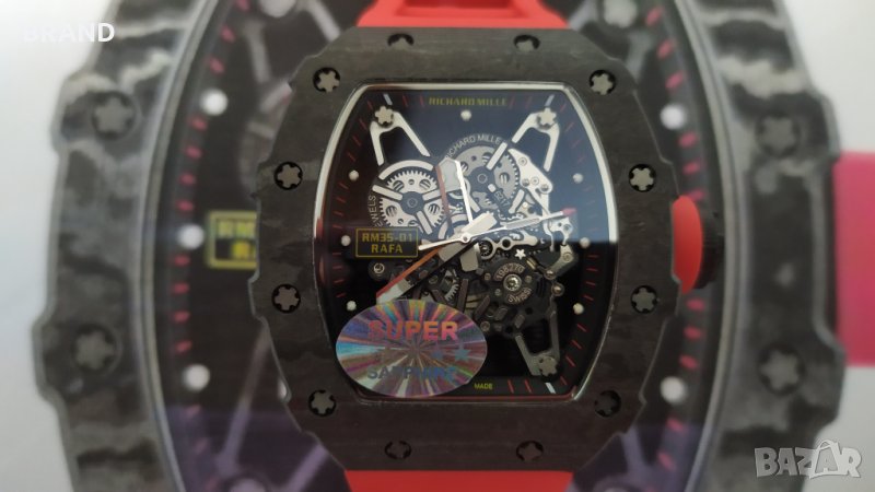 Уникален RICHARD MILLE Rafael Nadal RM35-01 TPT® механичен клас 6А+, снимка 1