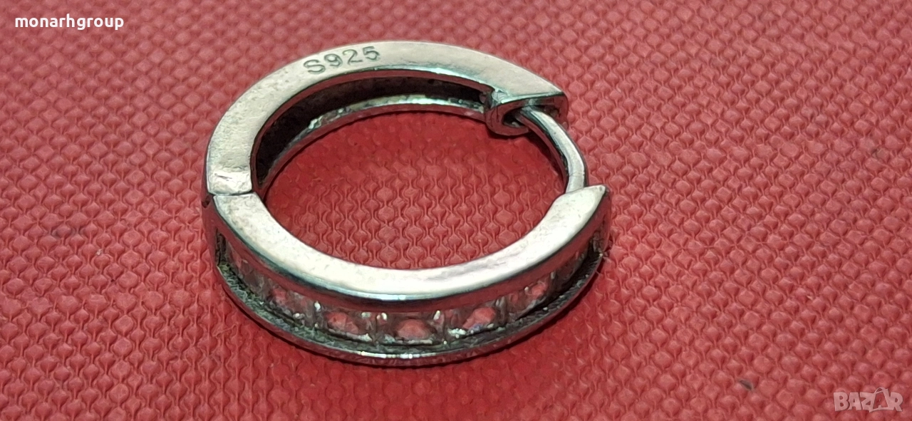 Сребърна обеца, снимка 1