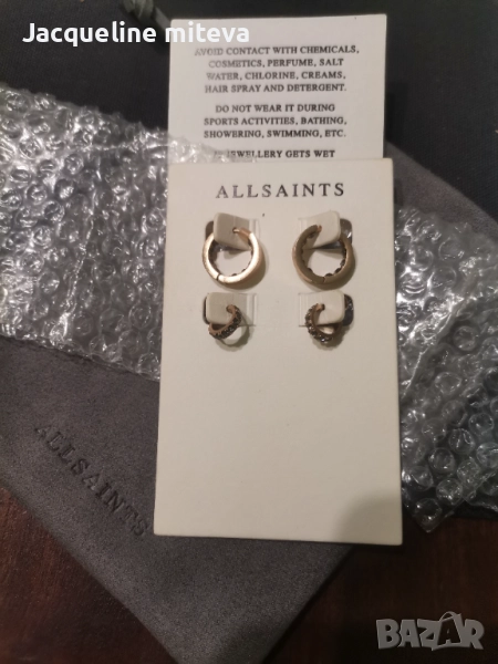 Allsaints обеци, снимка 1
